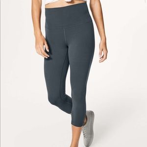 Lululemon Align Crop Legging, Grey, 4